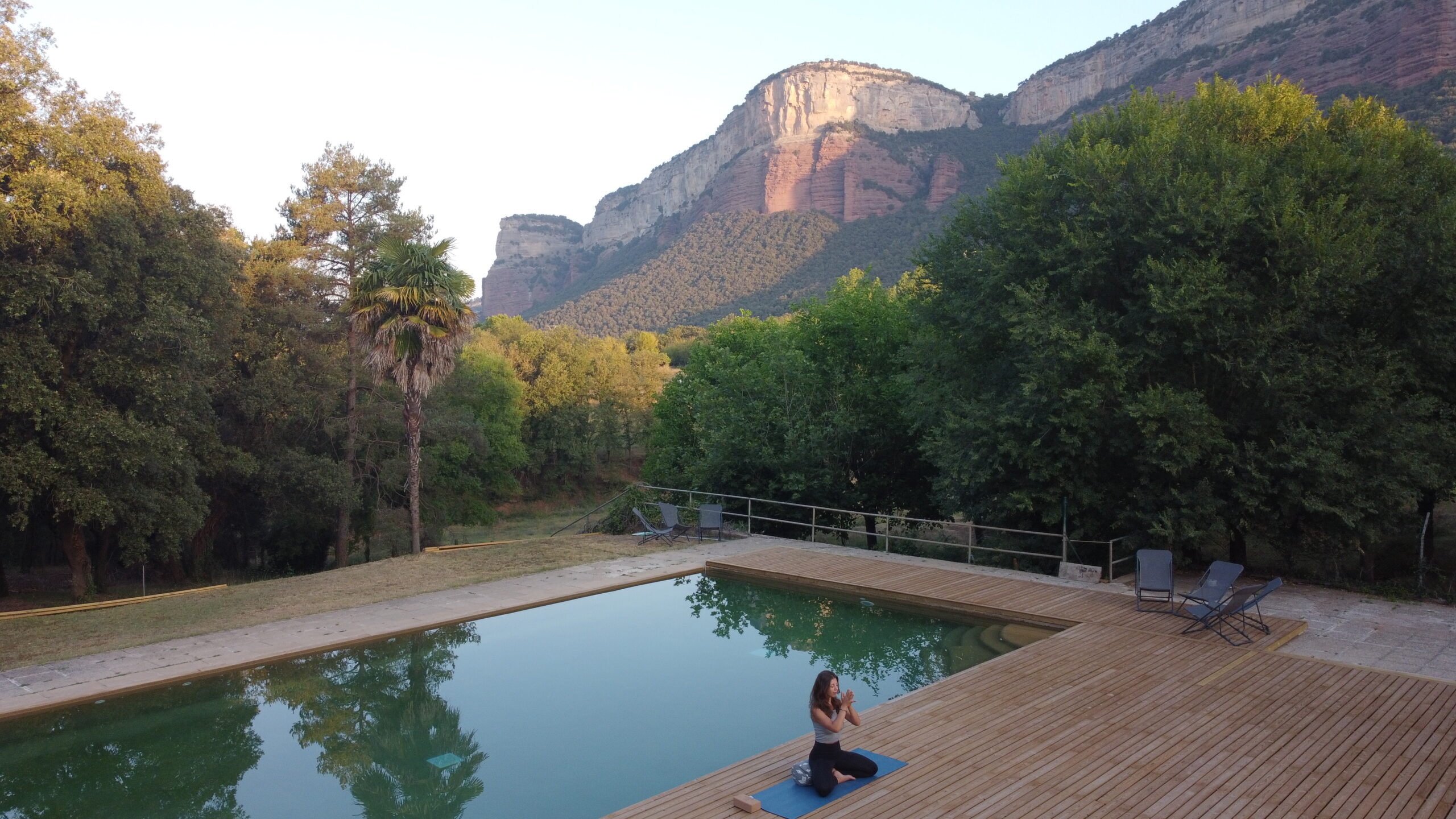 Yoga spain outside