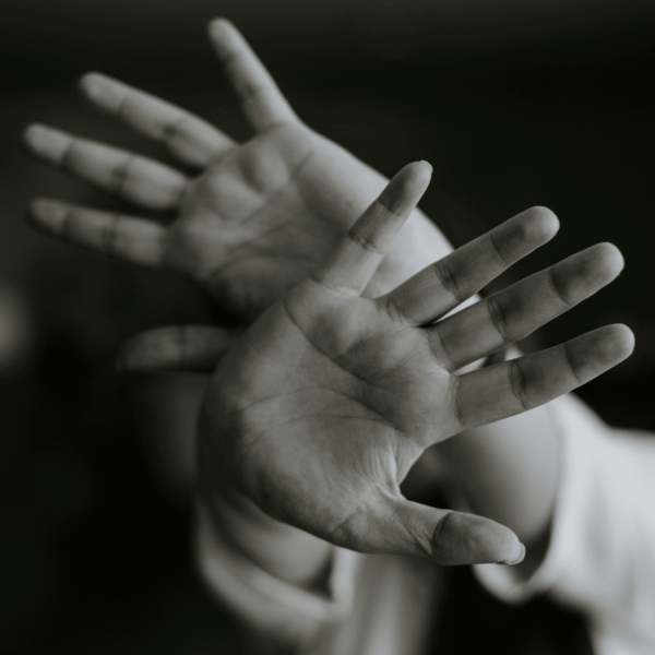 hands say no